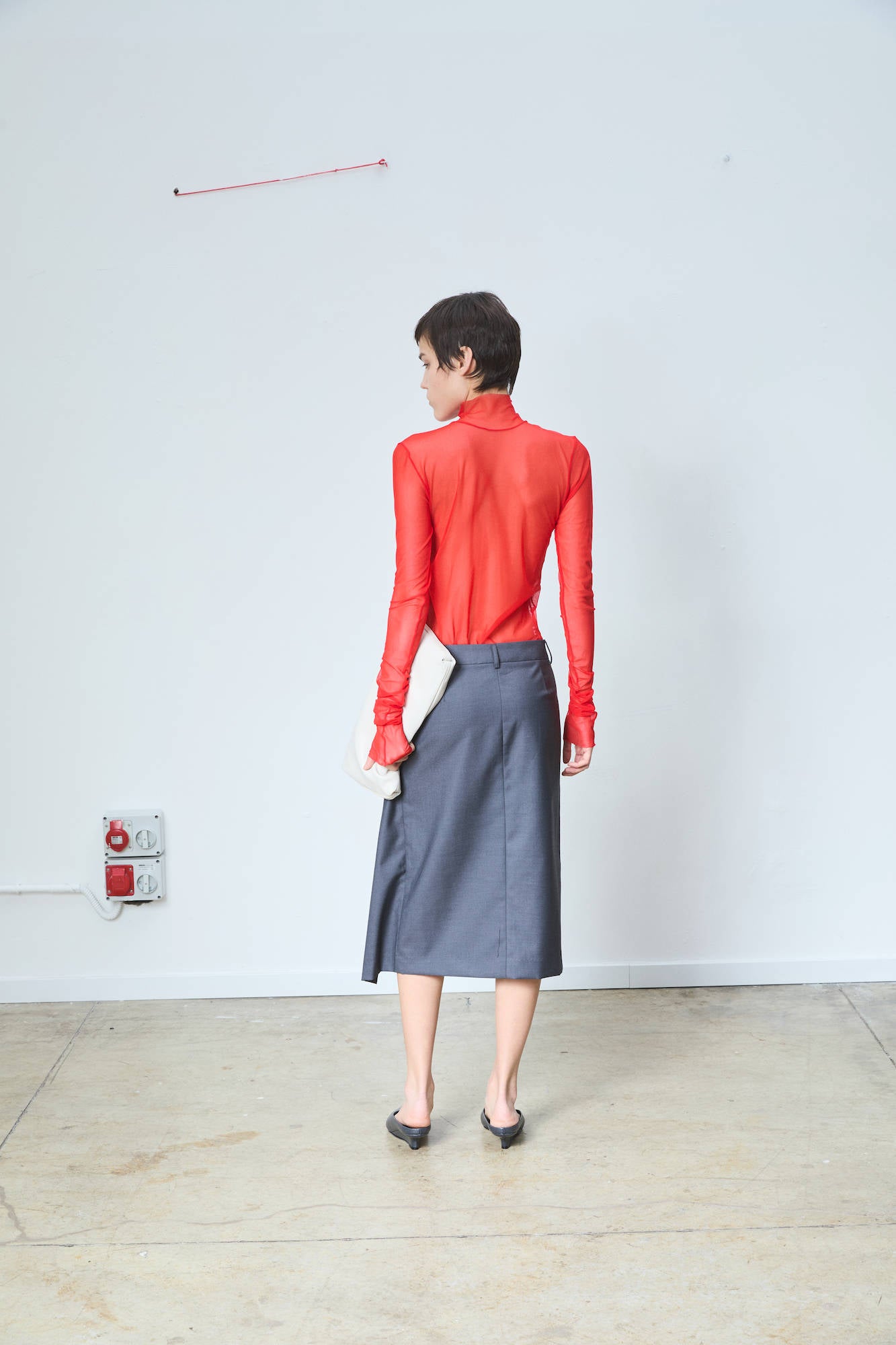 MESH TURTLE NECK