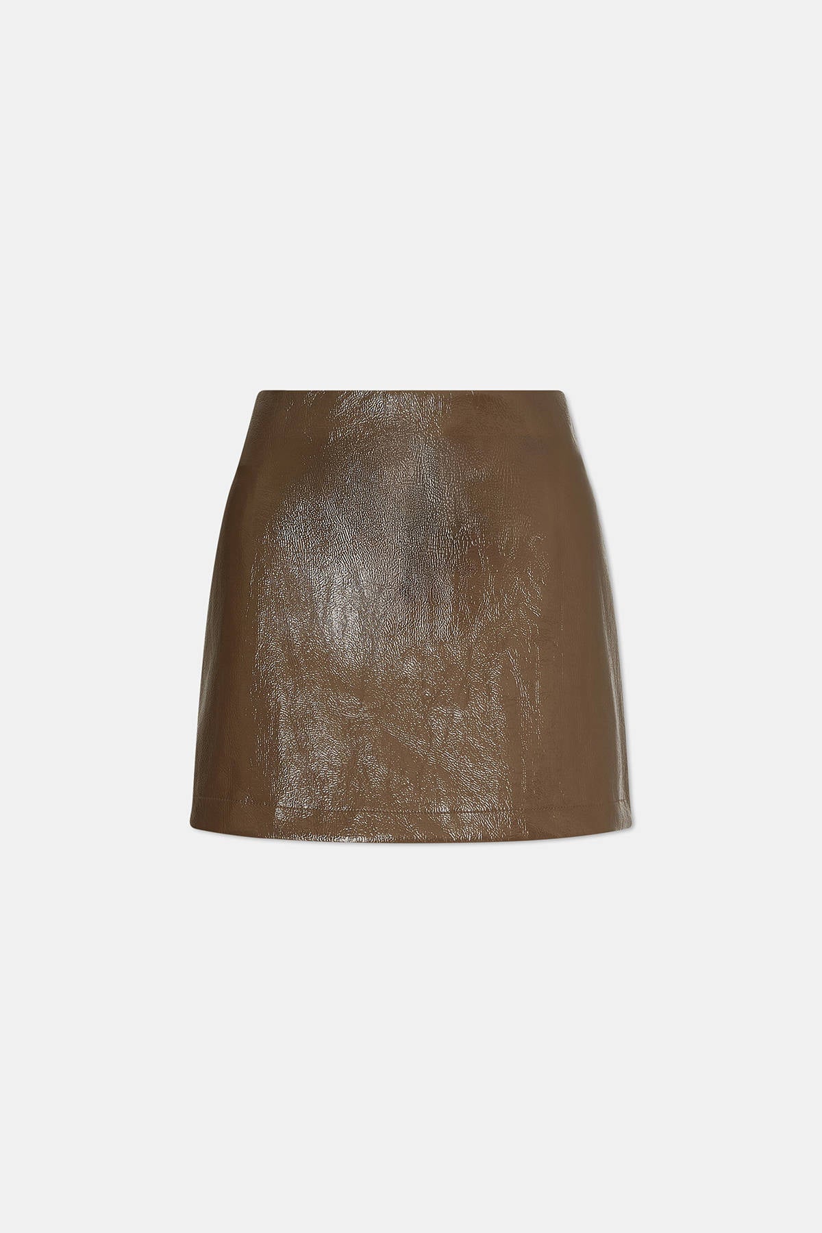 GLOSSY MINI SKIRT