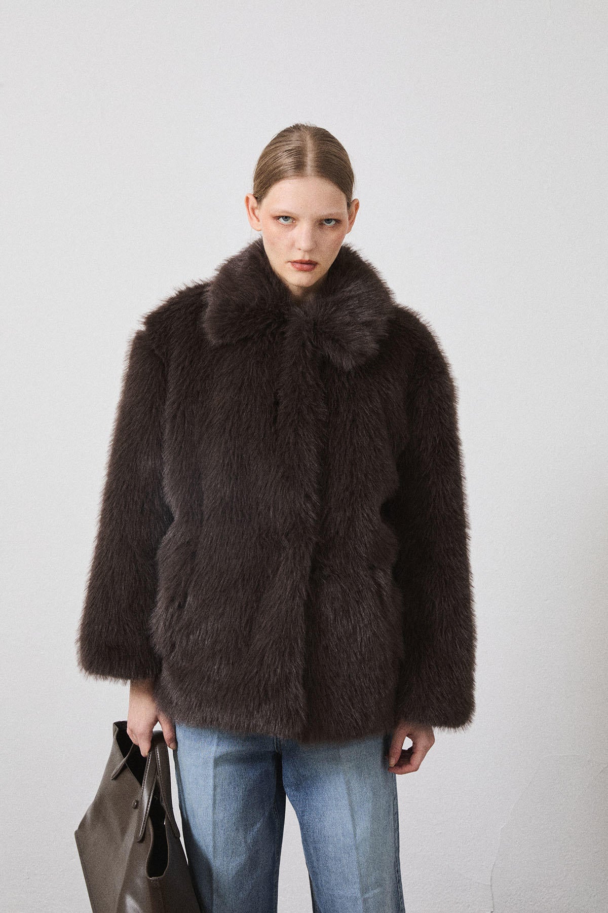 FAUX-FUR JACKET