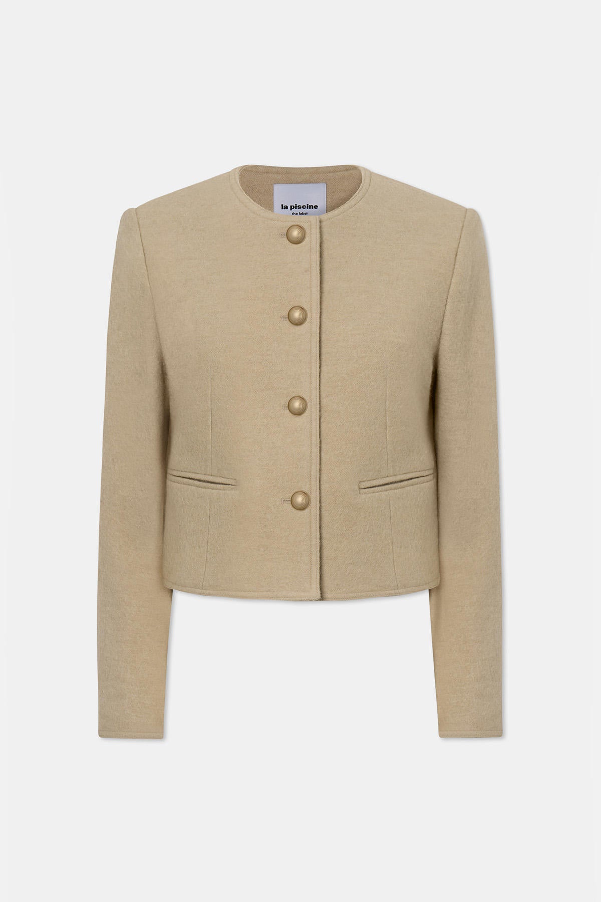 ROUND NECK BLAZER