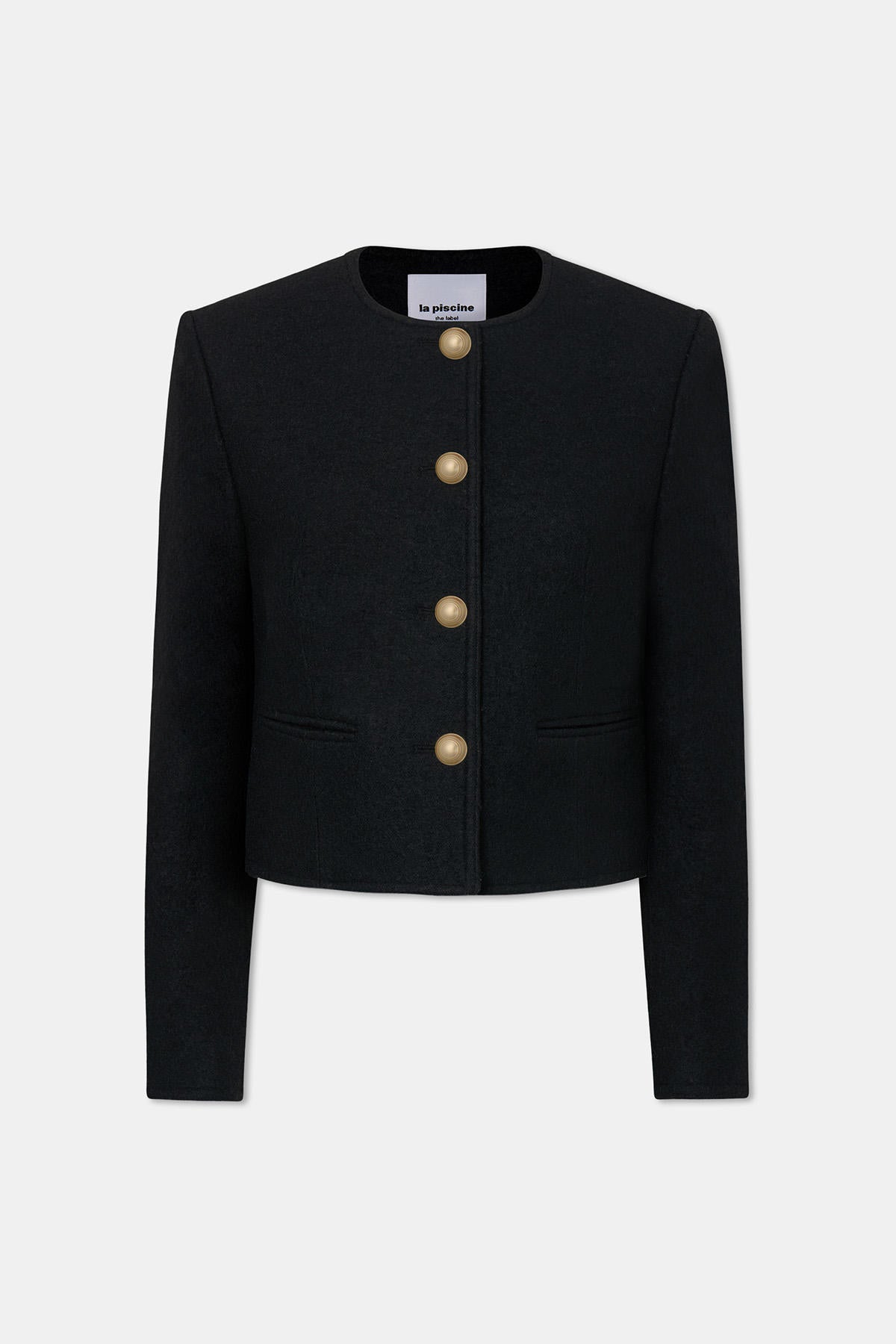 ROUND NECK BLAZER