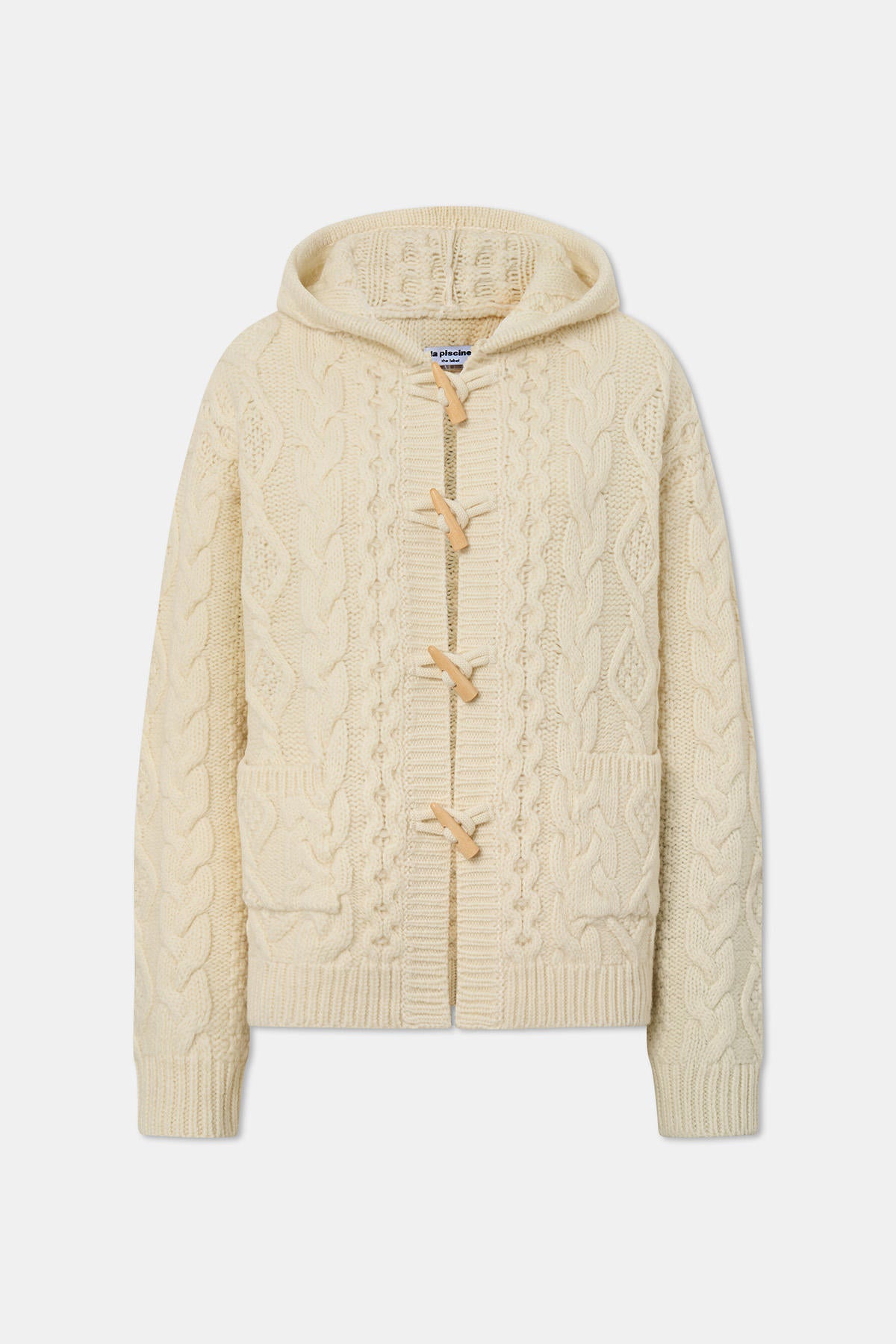 HOODIE CARDIGAN KNIT