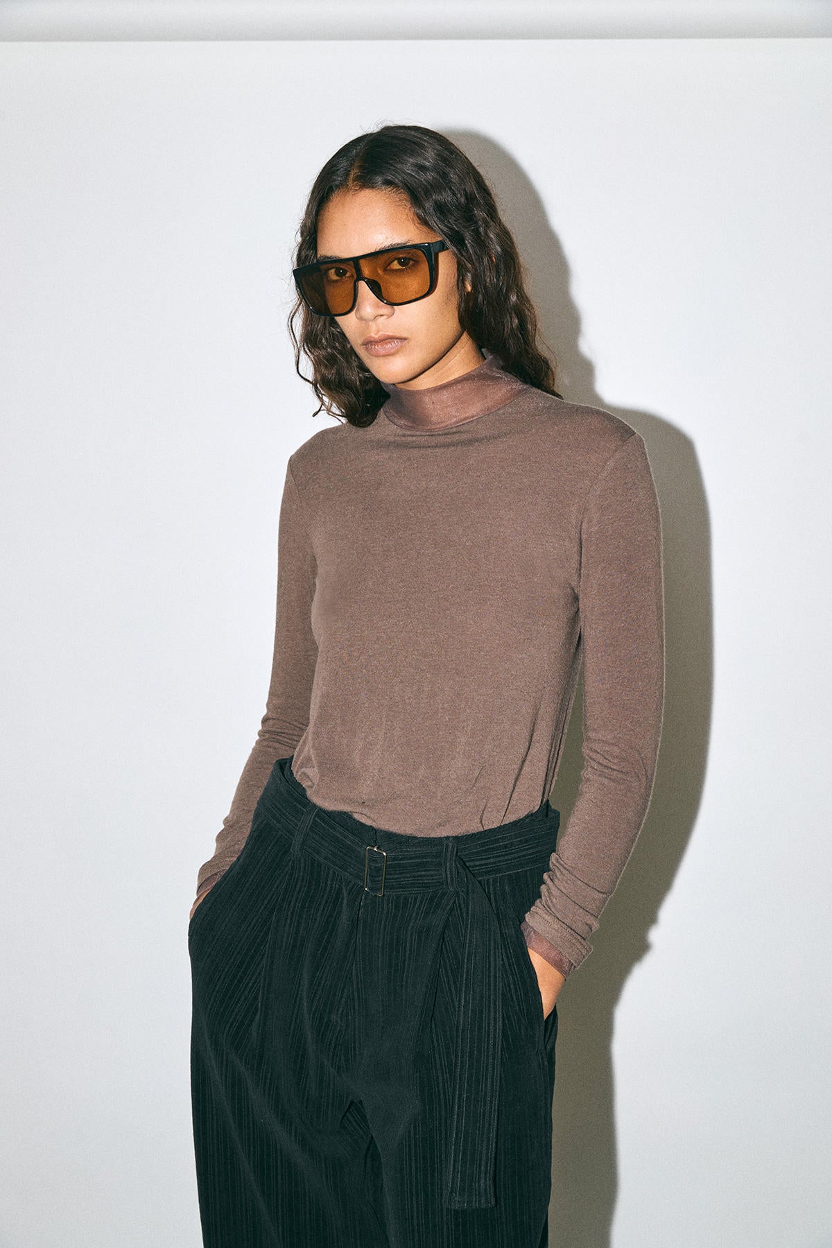 ORGANZA MESH TURTLE TEE