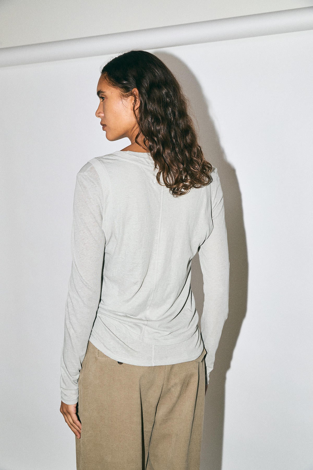 COTTON LAYERED T-SHIRT