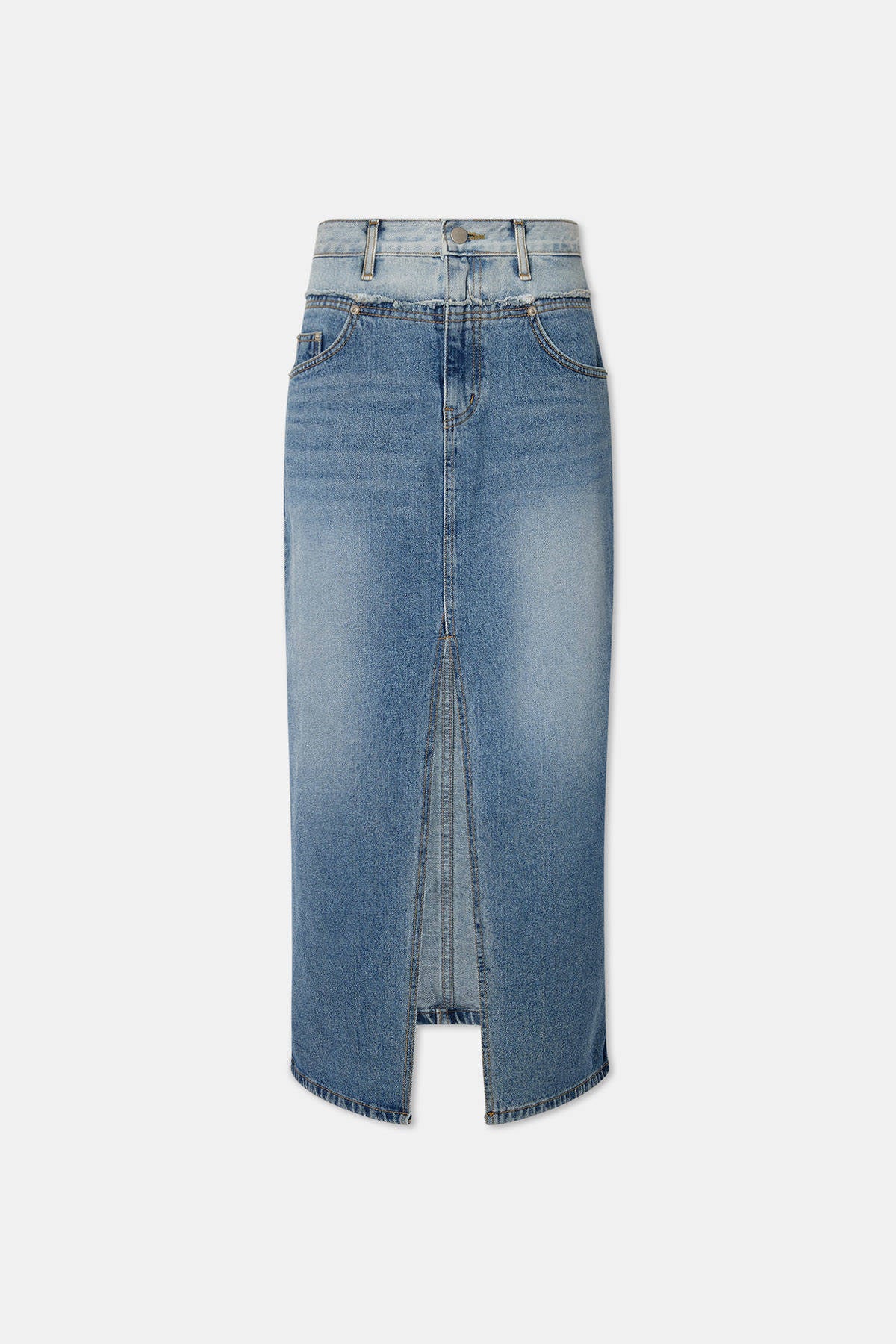 LONG DENIM SKIRT