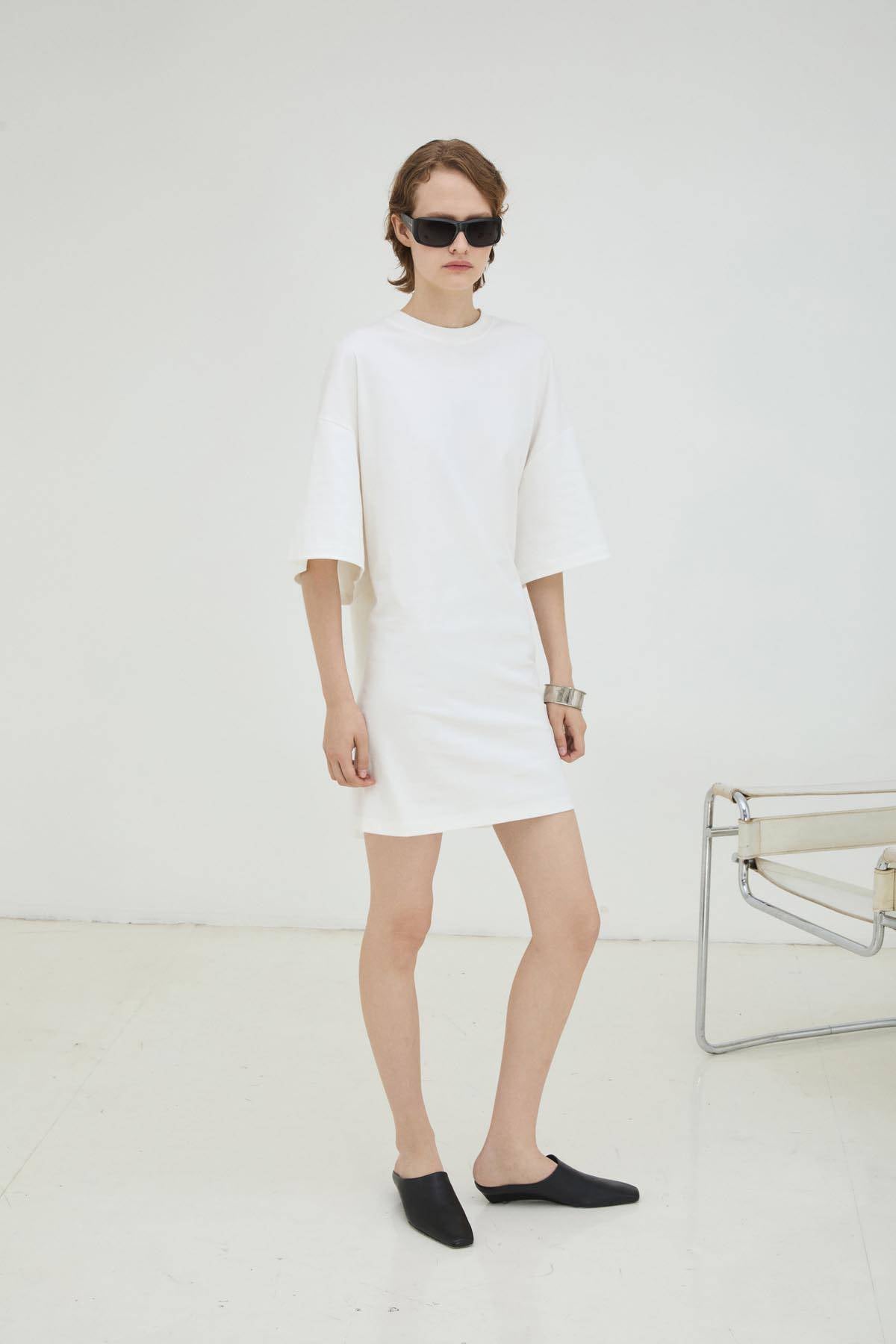TEE DRESS COATED