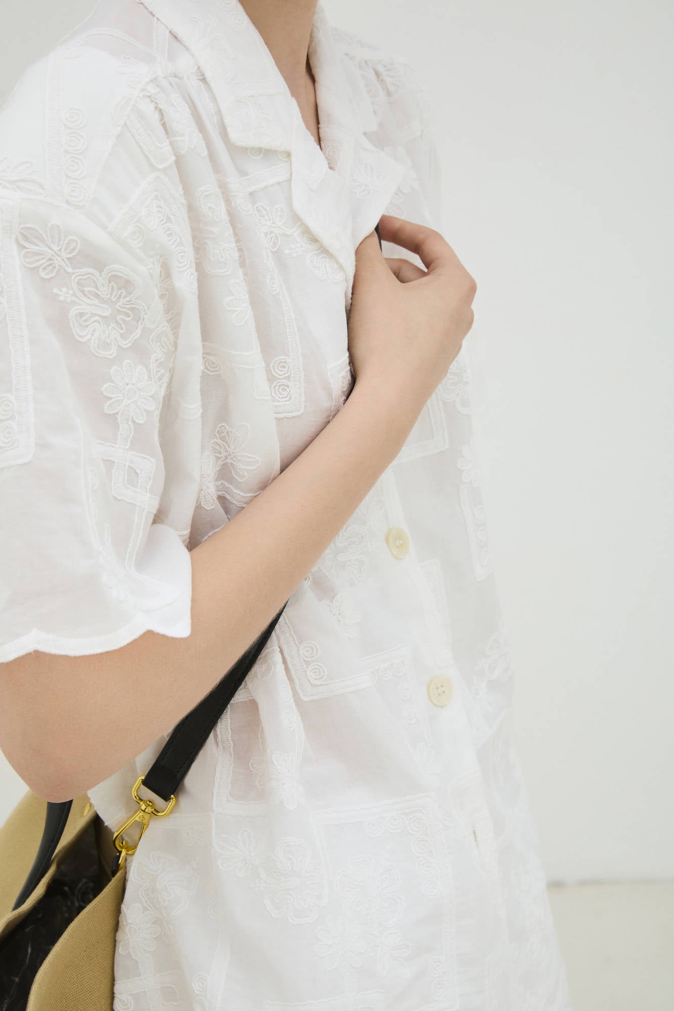 LACE SHIRT SET