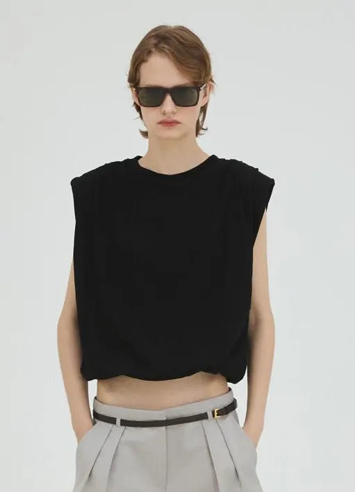 DRAPED TEE