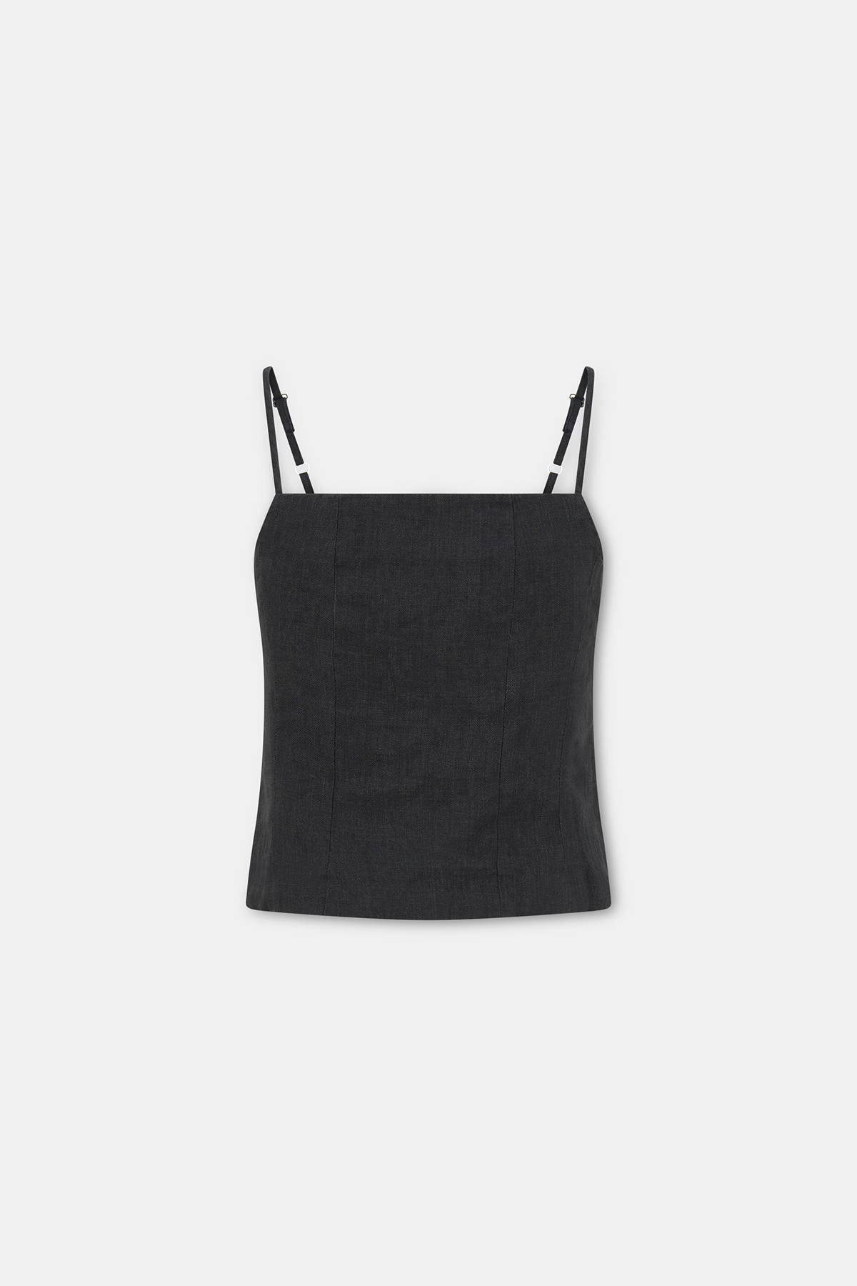 TOP LINEN BUSTIER
