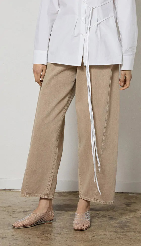 ASYMMETRIC DENIM PANT