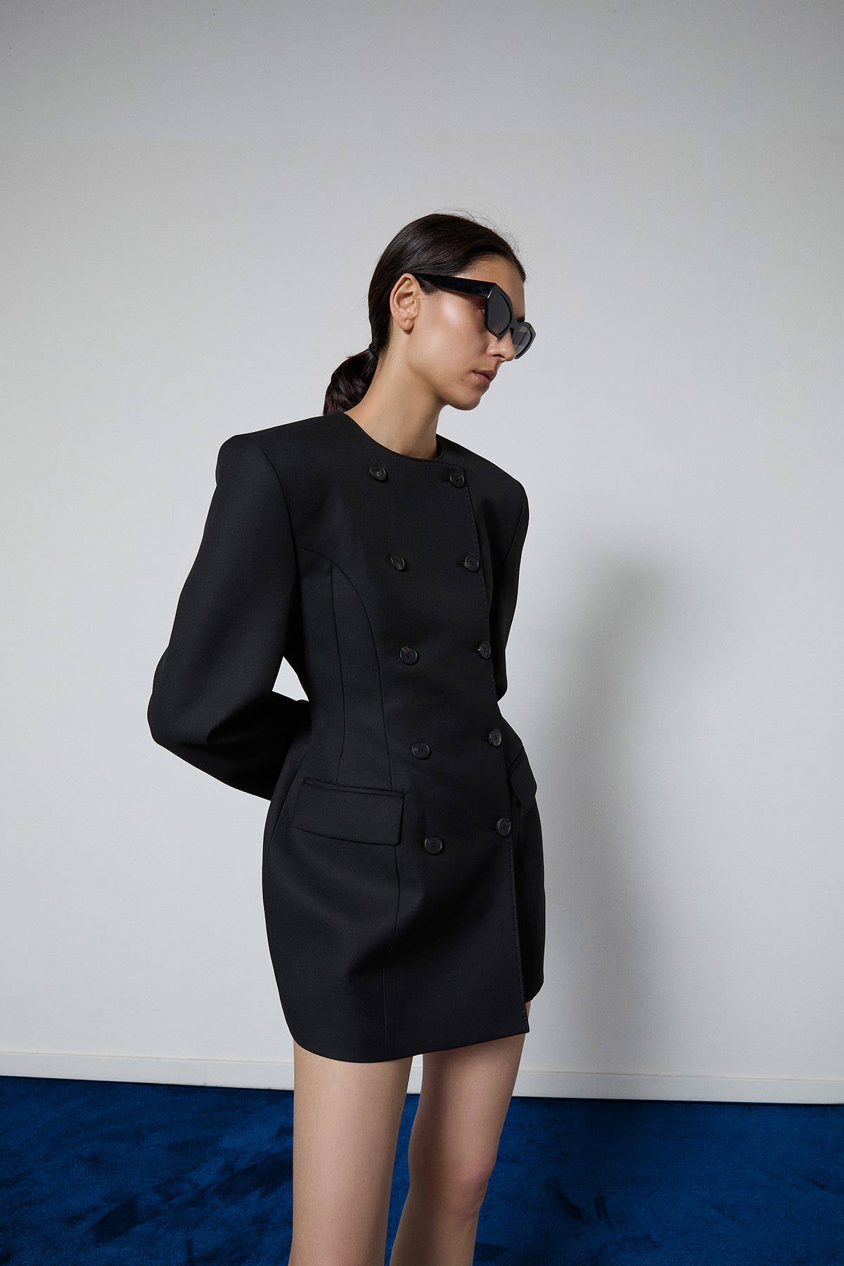 BLAZER SCULPTED COLLARLESS