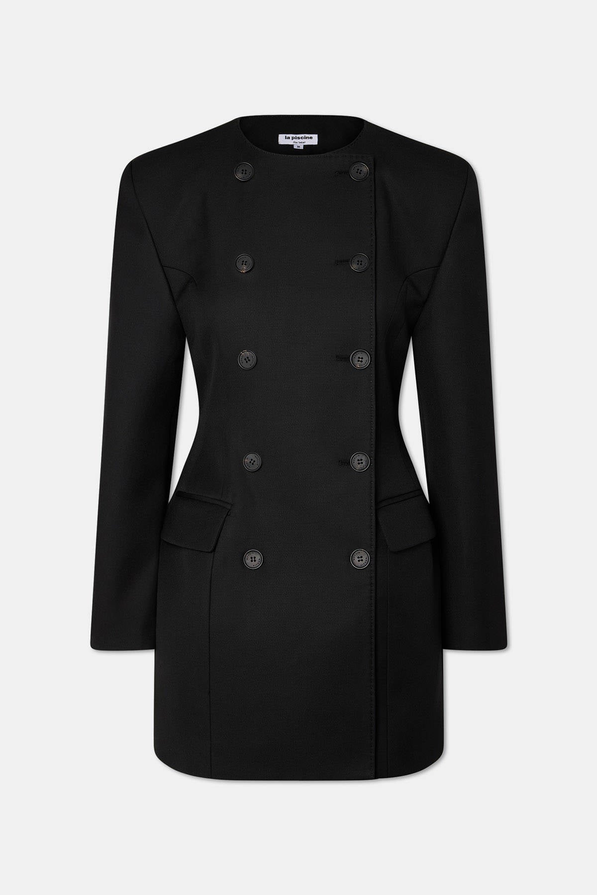 BLAZER SCULPTED COLLARLESS