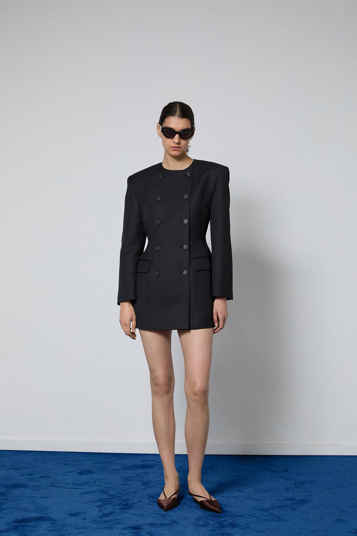 BLAZER SCULPTED COLLARLESS