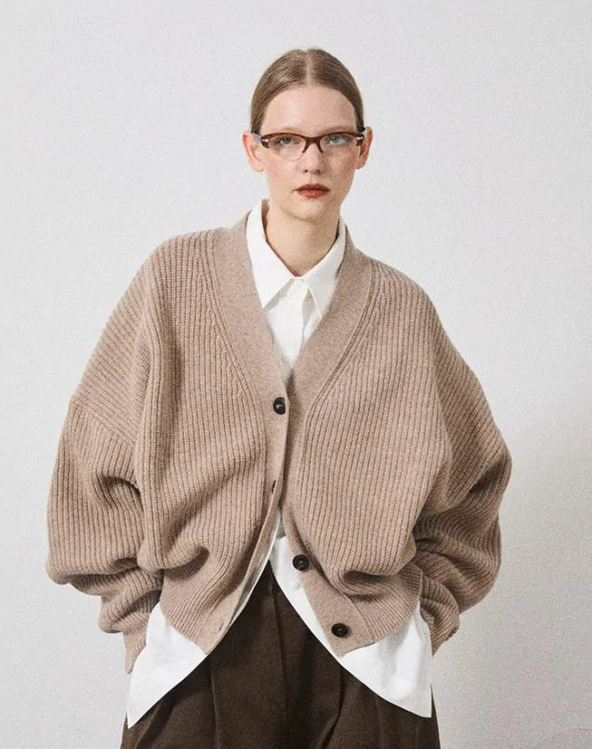 KNIT CARDI