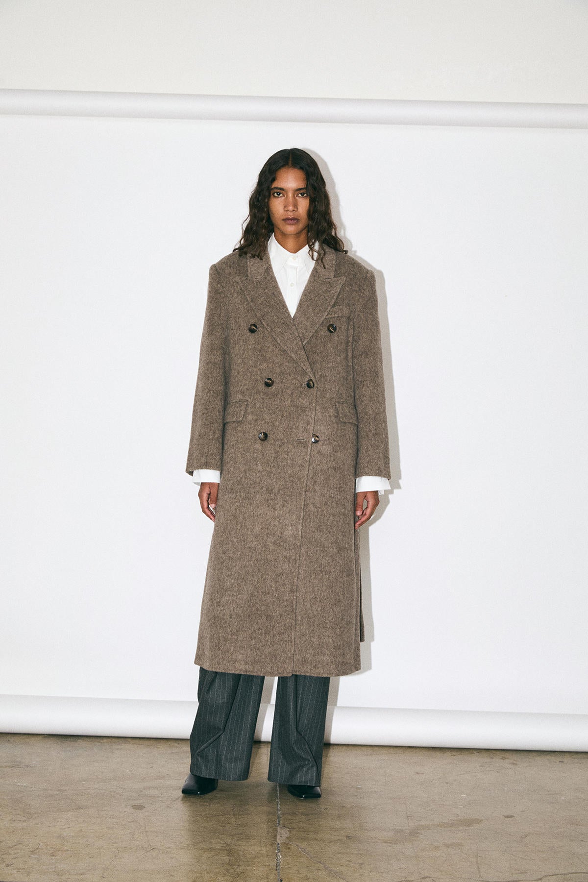 BELTED DOUBLE COAT