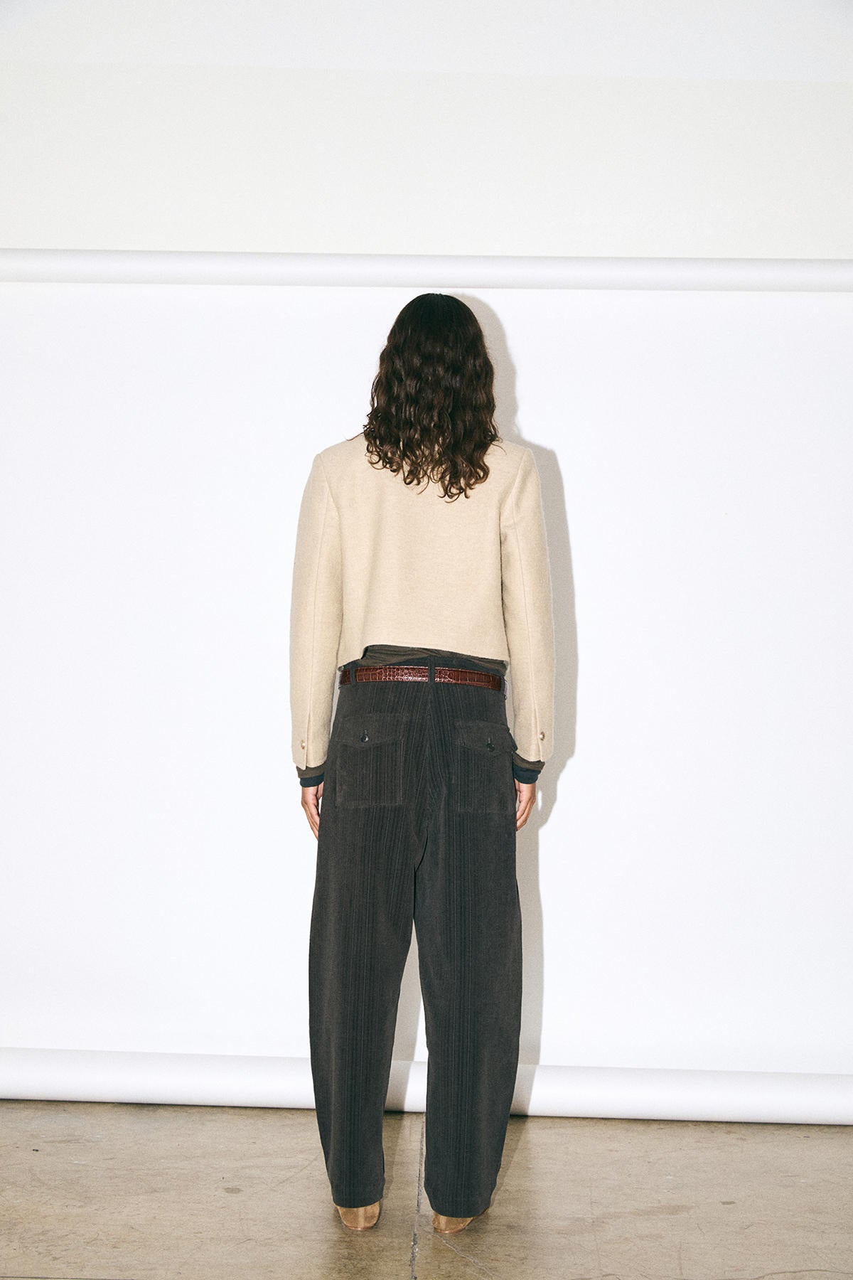 ROUND NECK BLAZER