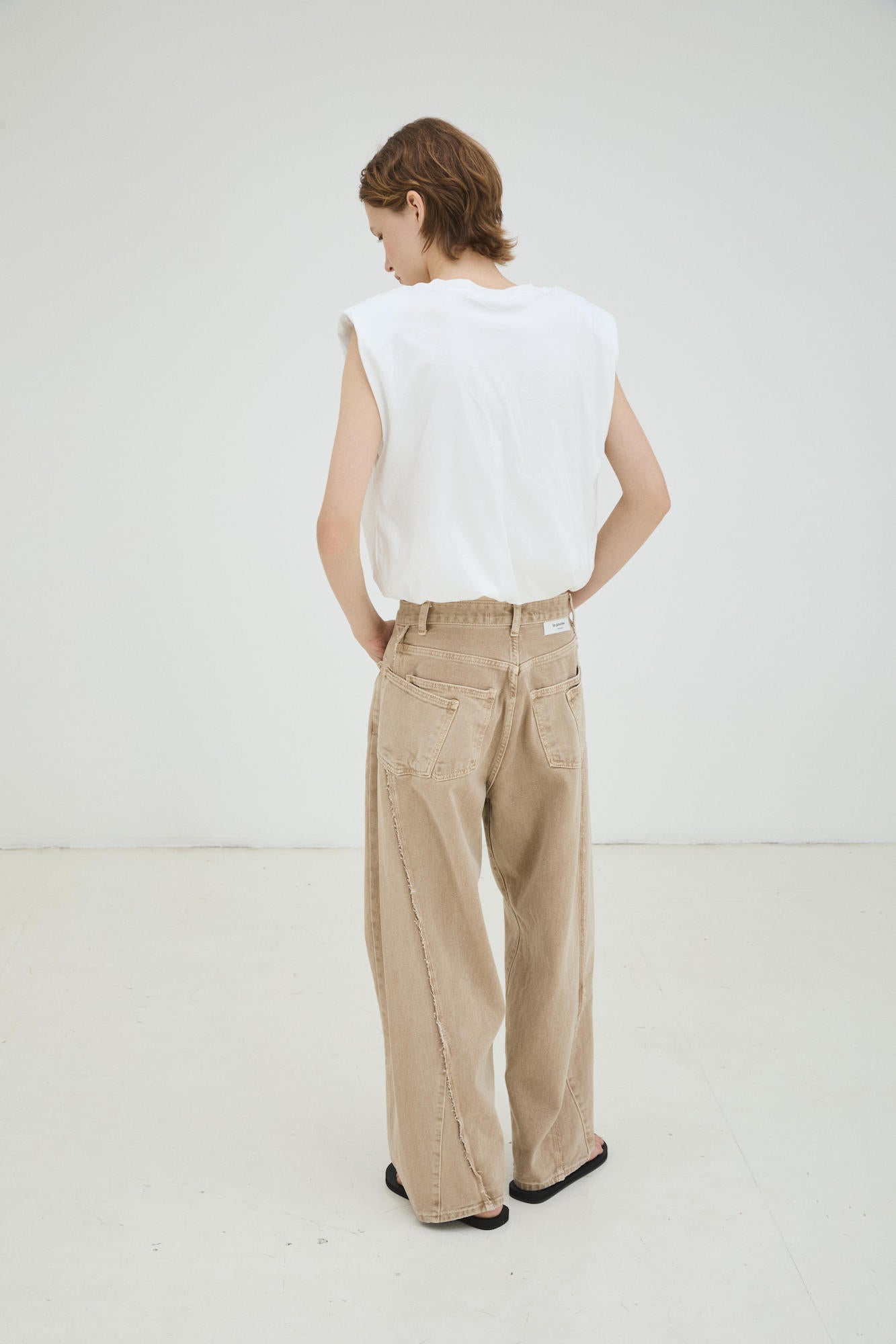 ASYMMETRIC DENIM PANT