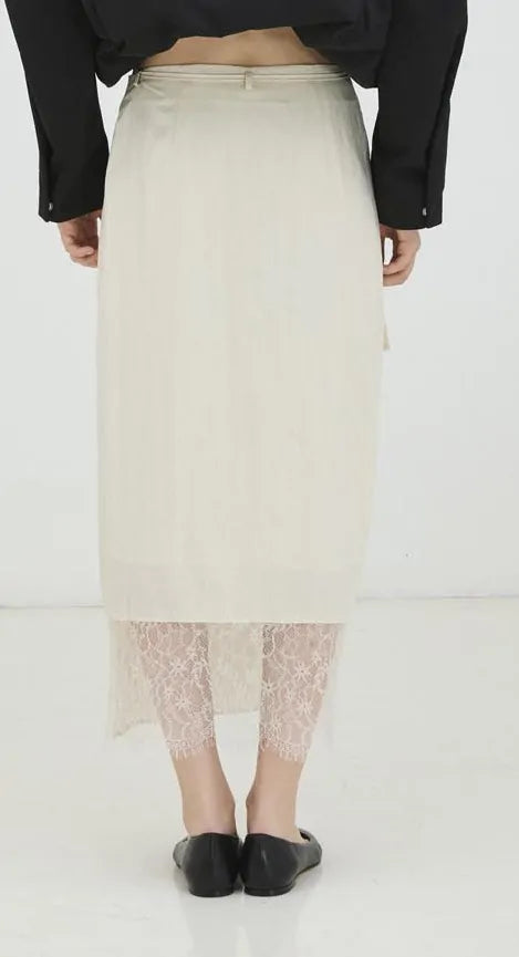 WRAP LONG SKIRT