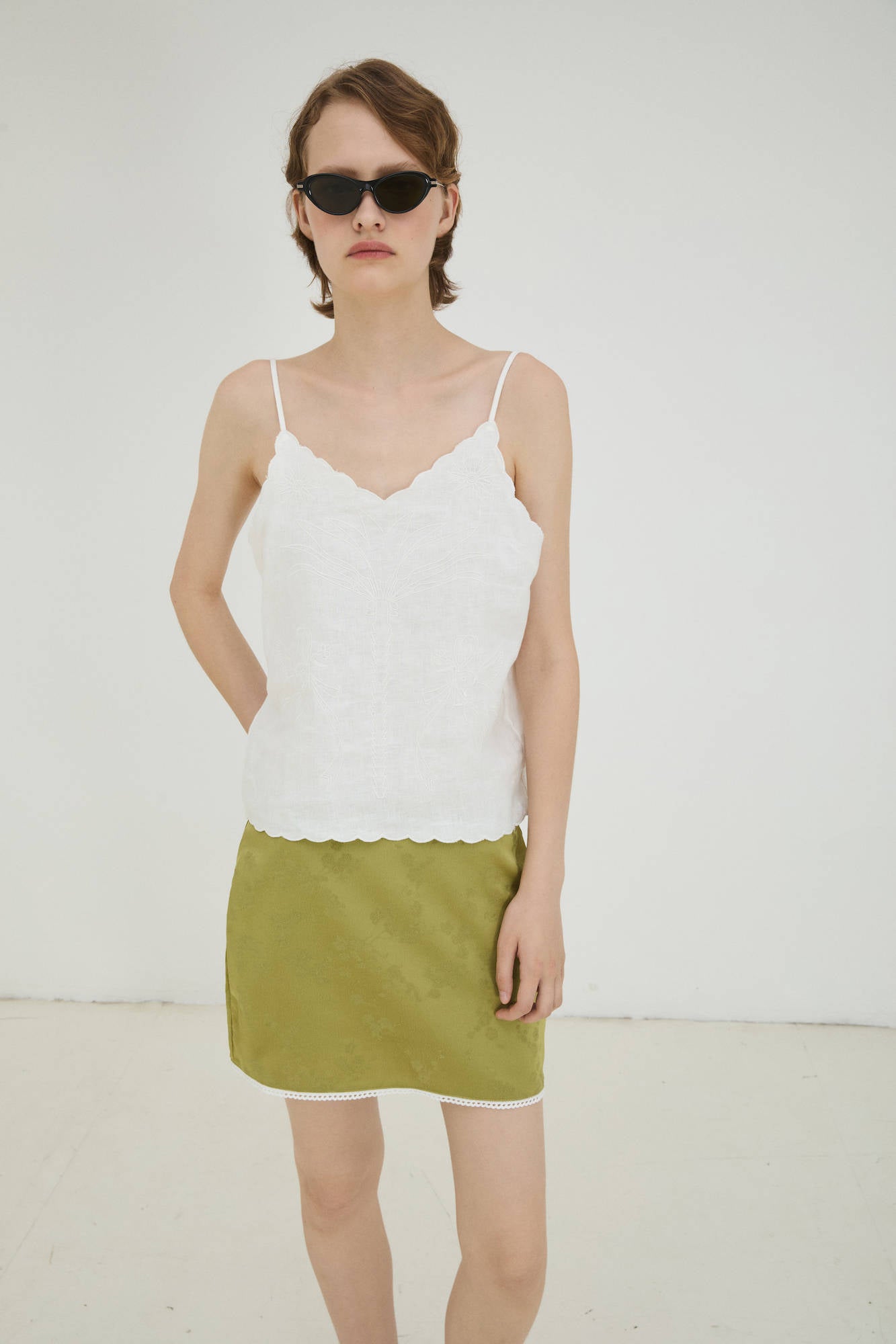 SILK SKIRT SET