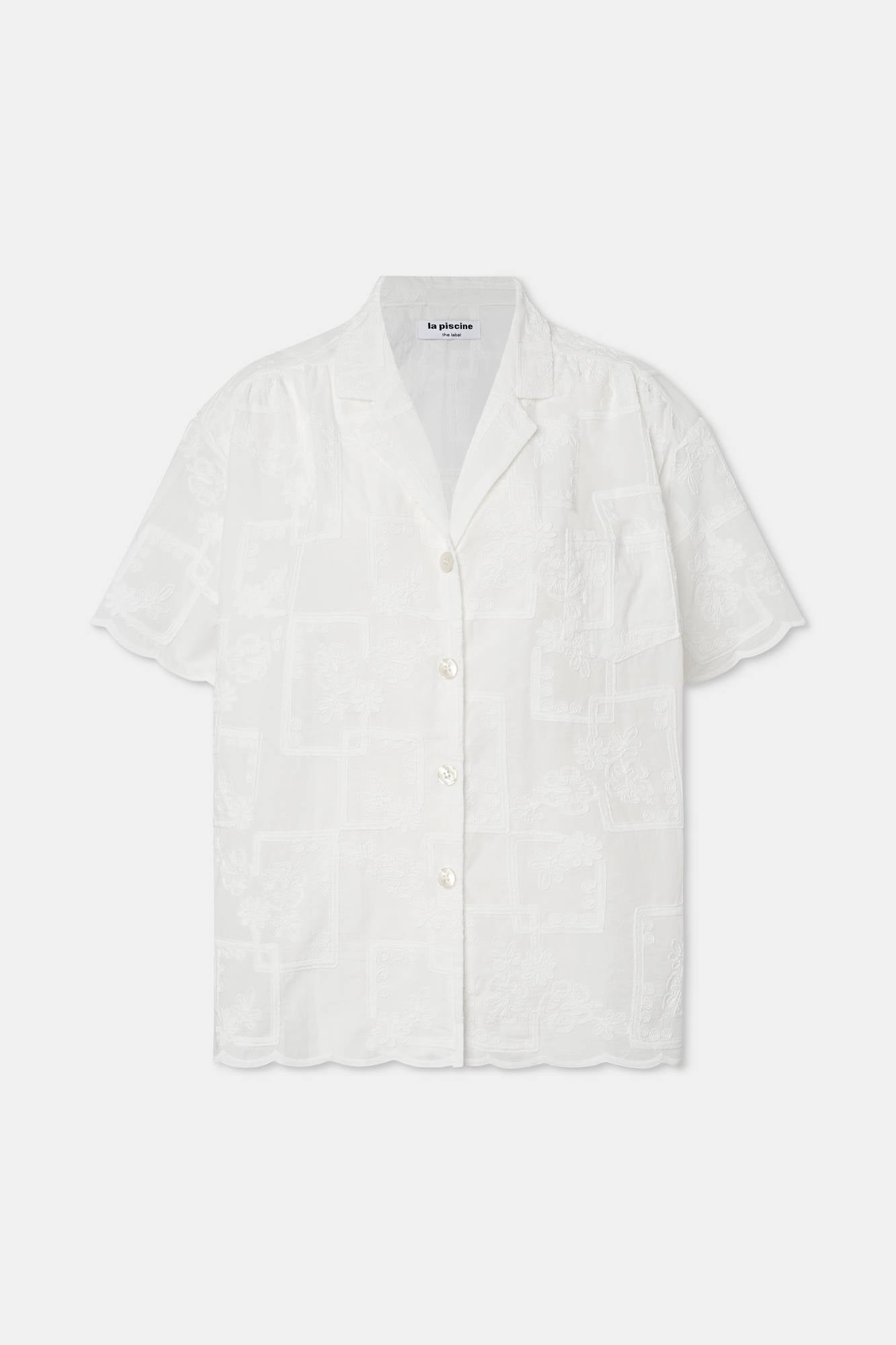 LACE SHIRT SET