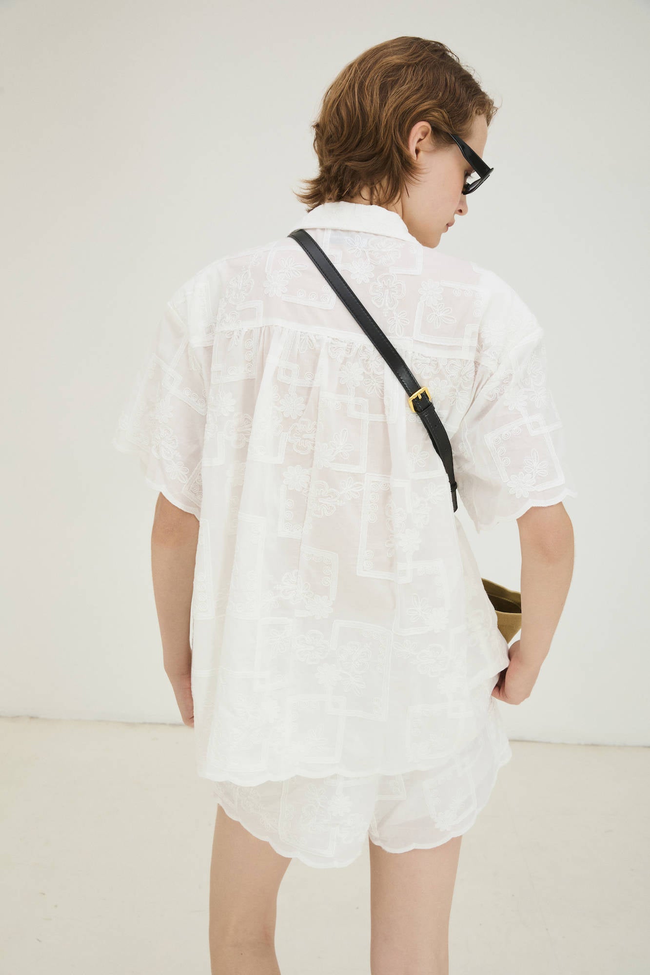 LACE SHIRT SET