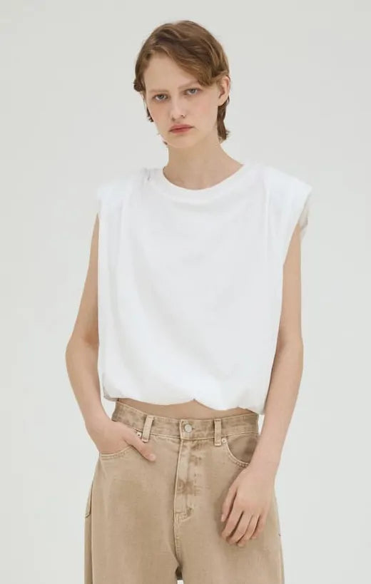 DRAPED TEE
