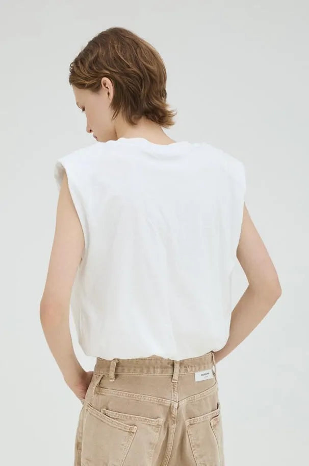 DRAPED TEE