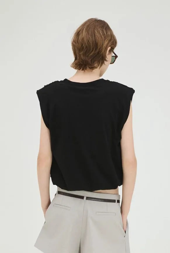 DRAPED TEE