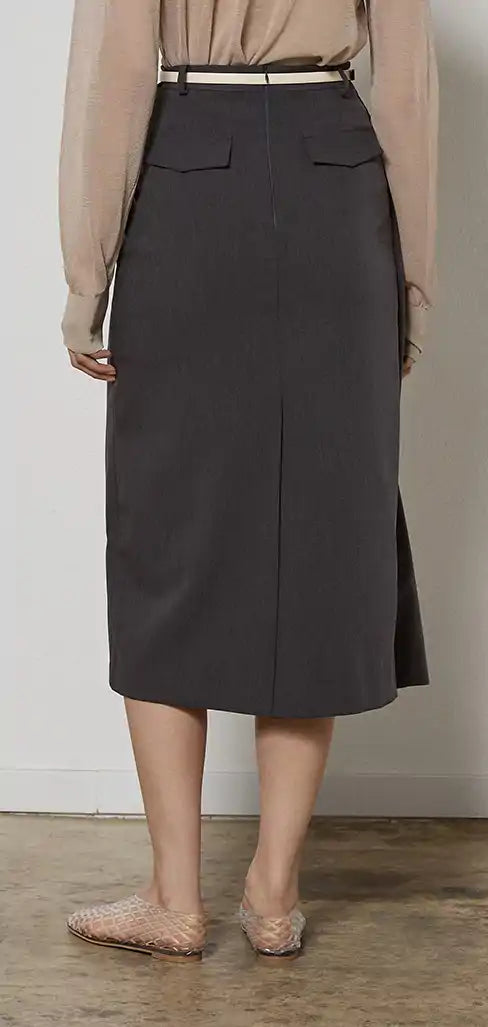 ASYMMETRIC LONG SKIRT