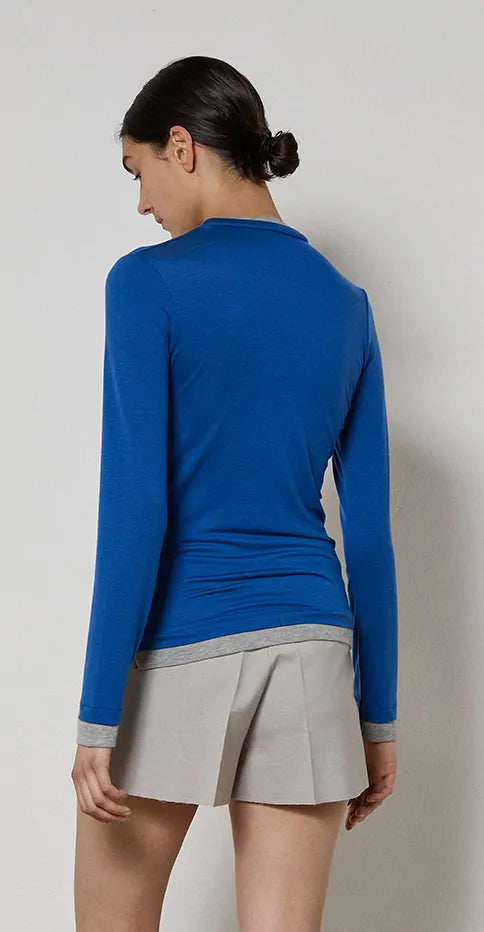 T-SHIRT BICOLOR LONGSLEEVE